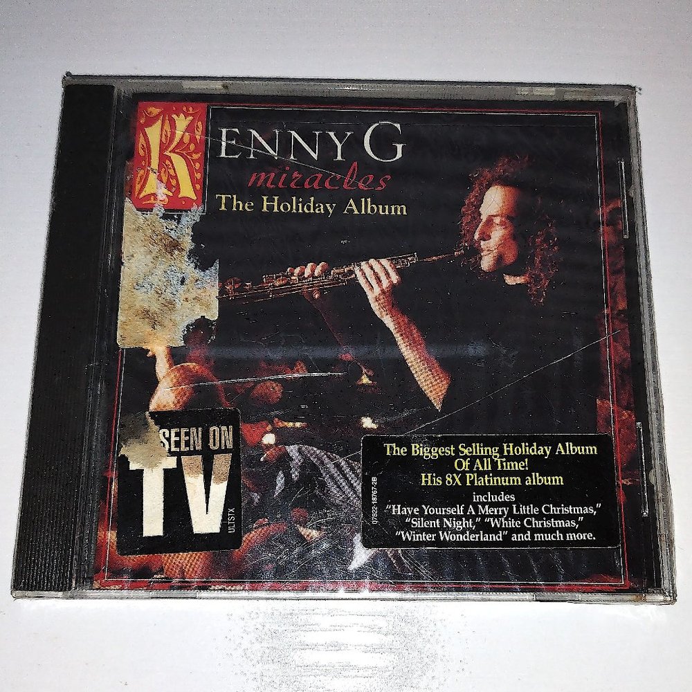 Kenny G: Miracles The Holiday Album CD 1994 Holiday Jazz